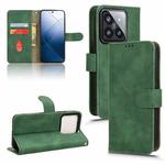 For Xiaomi 14 Skin Feel Magnetic Flip Leather Phone Case(Green)