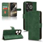 For Xiaomi Redmi Turbo 3 Skin Feel Magnetic Flip Leather Phone Case(Green)