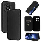 For OnePlus Ace 5 Pro Carbon Fiber Texture Flip Leather Phone Case(Black)