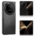 For Honor Magic V5 Litchi Texture Back Cover Phone Case(Black)