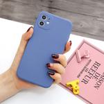 For iPhone 11 Pro Magic Cube Frosted Silicone Shockproof Full Coverage Protective Case(Blue)