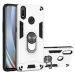 For OPPO Realme 3 Rro 2 in 1 Armour Series PC + TPU Protective Case with Ring Holder(Silver)