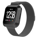 For Fitbit Versa 2 / Fitbit Versa / Fitbit Versa Lite Milanese Watch Band,, Small Size: 2.3x22.5cm(Gray)