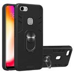 For vivo Y83 2 in 1 Armour Series PC + TPU Protective Case with Ring Holder(Black)