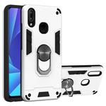 For vivo Y91 / Y95/Y93(Indian Version) / U1 2 in 1 Armour Series PC + TPU Protective Case with Ring Holder(Silver)