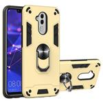 For Huawei Mate 20 Lite 2 in 1 Armour Series PC + TPU Protective Case with Ring Holder(Gold)