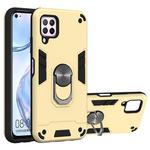 For Huawei nova 6 SE 2 in 1 Armour Series PC + TPU Protective Case with Ring Holder(Gold)