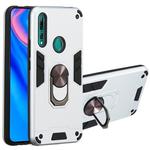 For Huawei P Smart Z / Y9 Prime (2019) 2 in 1 Armour Series PC + TPU Protective Case with Ring Holder(Silver)