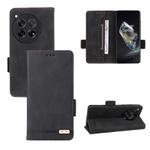 For OnePlus 12 Magnetic Clasp Leather Phone Case(Black)
