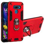 For LG K50 2 in 1 Armour Series PC + TPU Protective Case with Ring Holder(Red)