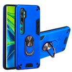 For Xiaomi Mi CC9 Pro / Mi Note 10 / Mi Note 10 Pro 2 in 1 Armour Series PC + TPU Protective Case with Ring Holder(Dark Blue)