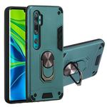 For Xiaomi Mi CC9 Pro / Mi Note 10 / Mi Note 10 Pro 2 in 1 Armour Series PC + TPU Protective Case with Ring Holder(Dark Green)