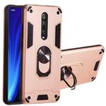 For Xiaomi Redmi K20 2 in 1 Armour Series PC + TPU Protective Case with Ring Holder(Rose Gold)