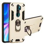 For Xiaomi Redmi Note 8 Pro 2 in 1 Armour Series PC + TPU Protective Case with Ring Holder(Gold)