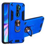 For Xiaomi Redmi Note 8 Pro 2 in 1 Armour Series PC + TPU Protective Case with Ring Holder(Dark Blue)