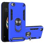 For Xiaomi Redmi 5A / 5A Prime / Y1 2 in 1 Armour Series PC + TPU Protective Case with Ring Holder(Dark Blue)