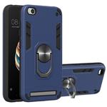 For Xiaomi Redmi 5A / 5A Prime / Y1 2 in 1 Armour Series PC + TPU Protective Case with Ring Holder(Royal Blue)