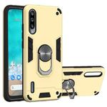 For Xiaomi Mi CC9e / A3 2 in 1 Armour Series PC + TPU Protective Case with Ring Holder(Gold)
