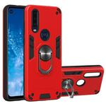 For Motorola Moto P40 Power 2 in 1 Armour Series PC + TPU Protective Case with Ring Holder(Red)