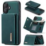 For iPhone 17 DG.MING M1 Series 3-Fold Multi Card Wallet Leather Phone Case(Green)