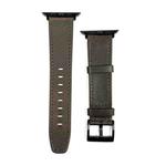 For Apple Watch SE 2022 44mm Retro Texture Leather Watch Band(Coffee Color)