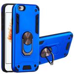 For iPhone 6 / 6s 2 in 1 Armour Series PC + TPU Protective Case with Ring Holder(Dark Blue)