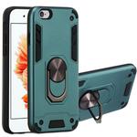 For iPhone 6 / 6s 2 in 1 Armour Series PC + TPU Protective Case with Ring Holder(Dark Green)