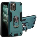 For iPhone 11 Pro 2 in 1 Armour Series PC + TPU Protective Case with Ring Holder(Dark Green)