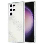 For Samsung Galaxy S23 Ultra 5G Dual-side IMD Marble Phone Case(White)