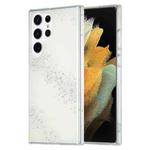 For Samsung Galaxy S21 Ultra 5G Dual-side IMD Marble Phone Case(White)