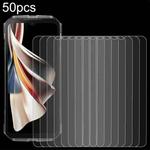 For DOOGEE S cyber 50pcs 0.26mm 9H 2.5D Tempered Glass Film