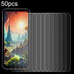 For DOOGEE Fire 6 50pcs 0.26mm 9H 2.5D Tempered Glass Film