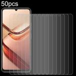 For DOOGEE Note 58 50pcs 0.26mm 9H 2.5D Tempered Glass Film