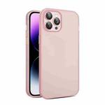 For iPhone 14 Pro Max Eagle Eye CD Texture Lens Skin Feel Matte Phone Case(Pink)