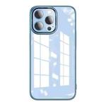 For iPhone 15 Pro Max Mutural Jiantou Series Electroplating Phone Case(Sierra Blue)