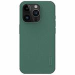 For iPhone 15 Pro NILLKIN Frosted Shield Pro PC + TPU Phone Case(Green)