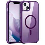 For iPhone 15 Plus MagSafe Magnetic Phone Case(Purple)