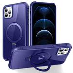 For iPhone 13 Pro Max / 12 Pro Max MagSafe Magnetic Holder Phone Case(Klein Blue)