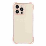 For iPhone 15 Pro Four-corner Shockproof TPU Phone Case(Pink)