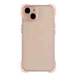 For iPhone 13 Four-corner Shockproof TPU Phone Case(Pink)
