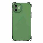 For iPhone 12 Four-corner Shockproof TPU Phone Case(Green)