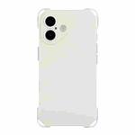 For iPhone 16 Four-corner Shockproof TPU Phone Case(White)