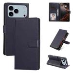 For iPhone 17 Pro Max 3-Card Slots Multifunctional Leather Phone Case(Blue)