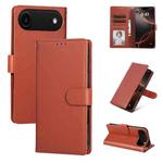 For iPhone 17 Air 3-Card Slots Multifunctional Leather Phone Case(Brown)