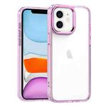 For iPhone 11 High Translucency Acrylic Phone Case(Pink)