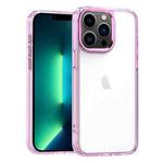 For iPhone 13 Pro Max High Translucency Acrylic Phone Case(Pink)