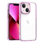 For iPhone 14 / 13 High Translucency Acrylic Phone Case(Pink)