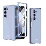 For Samsung Galaxy Z Fold5 GKK Integrated Magnetic Folding Hinge All-inclusive Phone Case(Light Blue)