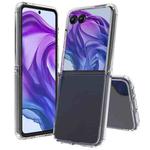 For Motorola Razr 60 Pro Scratchproof Acrylic TPU Phone Case(Transparent)