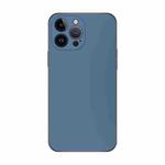 For iPhone 15 Pro Max Electroplating AG Frosted Phone Case(Sea Blue)